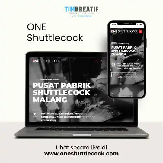Demo Website Produsen Shuttlecock