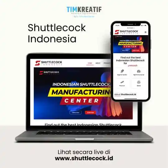 Demo Website Produsen Shuttlecock